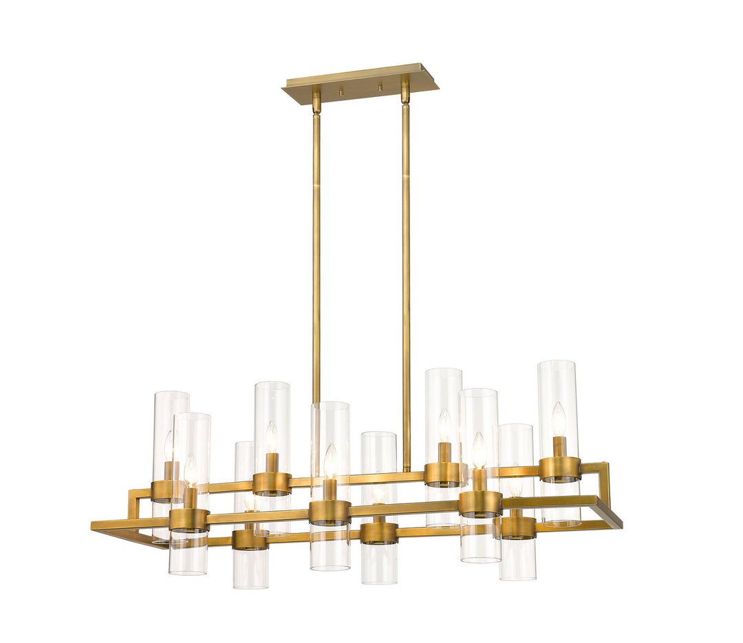 Z-Lite Datus 4008-10RB Pendant Light - Rubbed Brass
