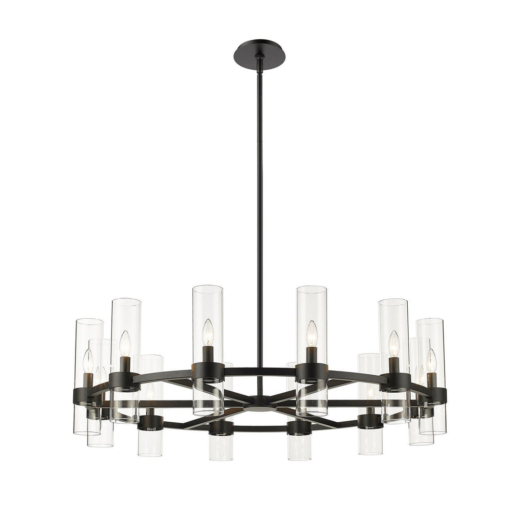 Z-Lite Datus 4008-12MB Chandelier Light - Matte Black