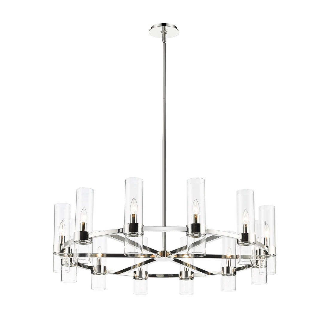 Z-Lite Datus 4008-12PN Chandelier Light - Polished Nickel