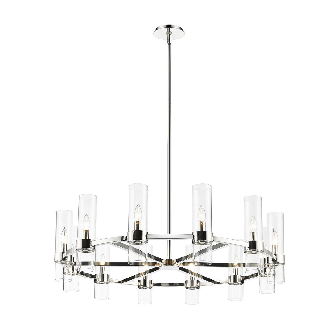Z-Lite Datus 4008-12PN Chandelier Light - Polished Nickel