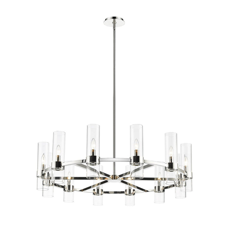Z-Lite Datus 4008-12PN Chandelier Light - Polished Nickel