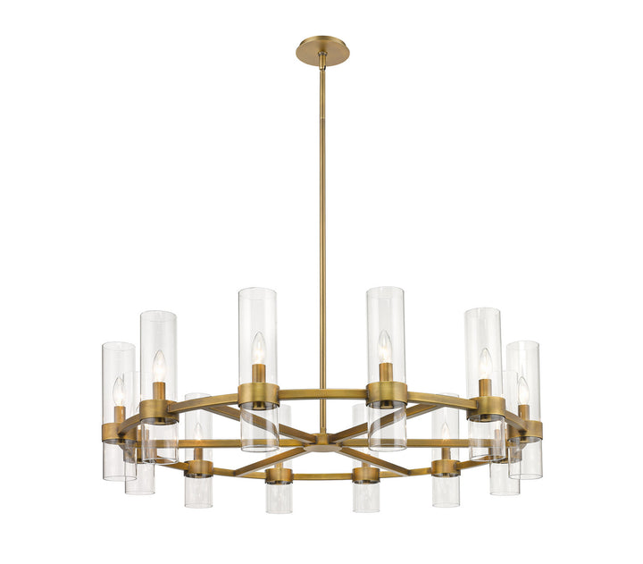 Z-Lite Datus 4008-12RB Chandelier Light - Rubbed Brass