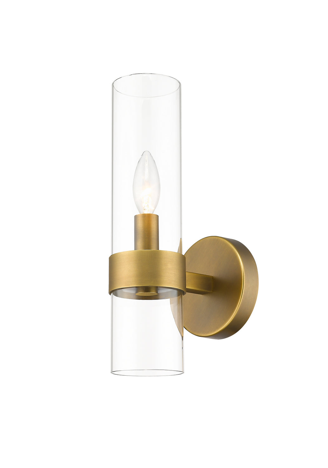 Z-Lite Datus 4008-1S-RB Wall Sconce Light - Rubbed Brass