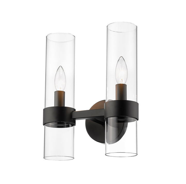 Z-Lite Datus 4008-2S-MB Wall Sconce Light - Matte Black