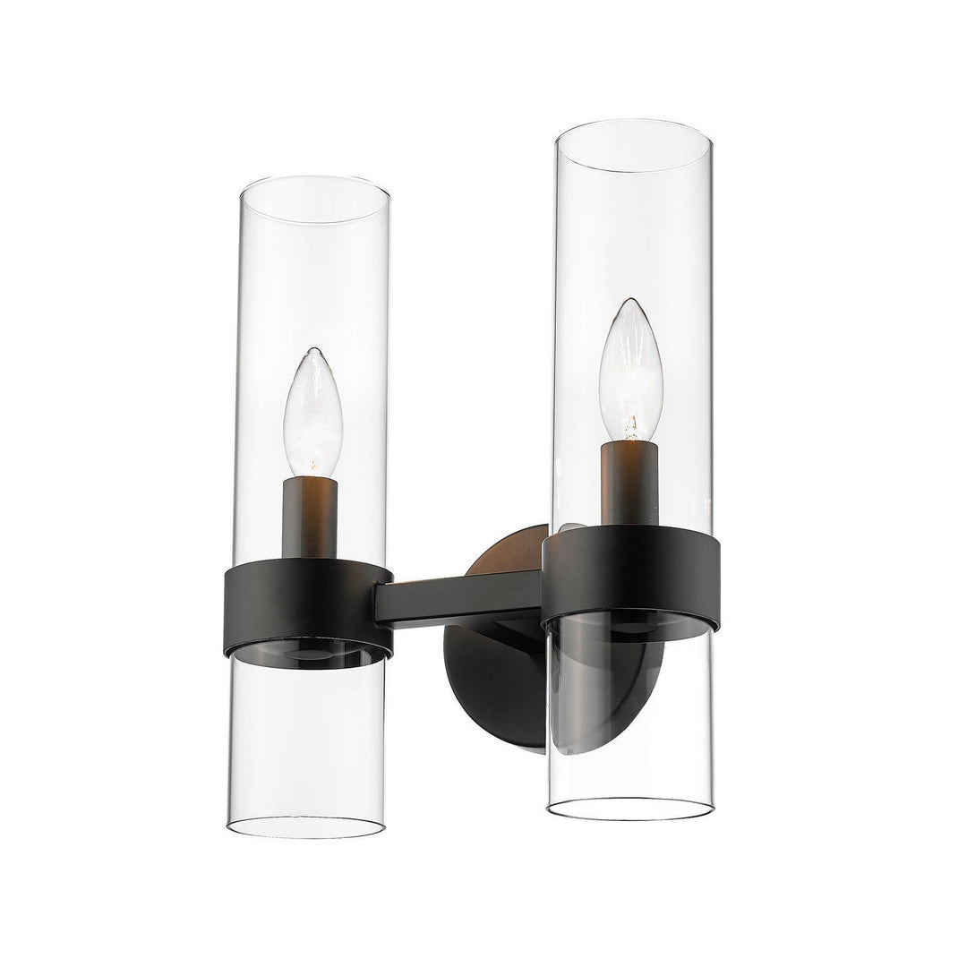 Z-Lite Datus 4008-2S-MB Wall Sconce Light - Matte Black
