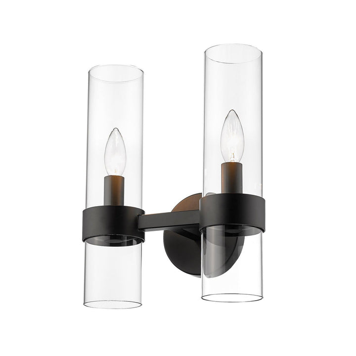 Z-Lite Datus 4008-2S-MB Wall Sconce Light - Matte Black