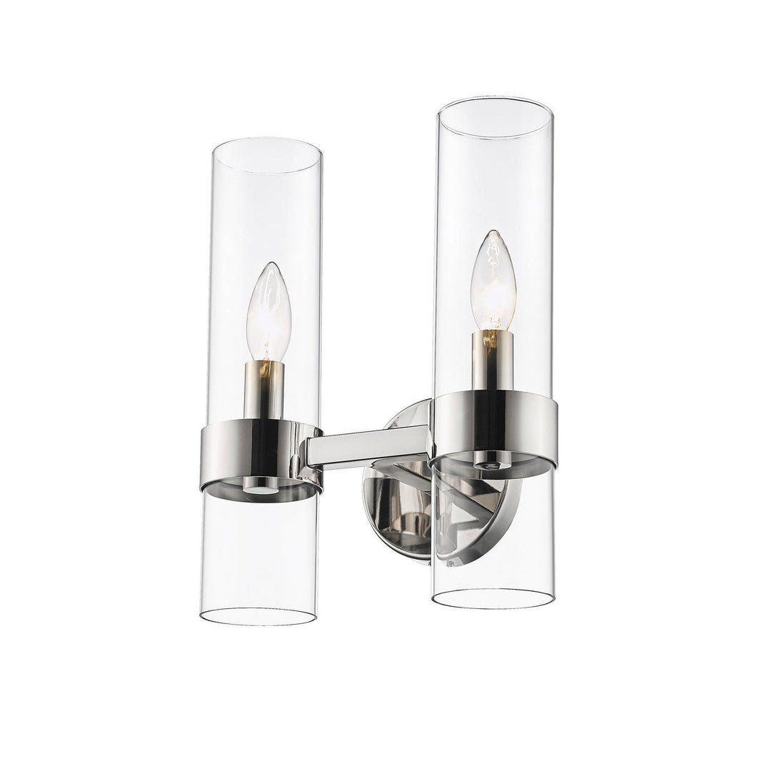 Z-Lite Datus 4008-2S-PN Wall Sconce Light - Polished Nickel