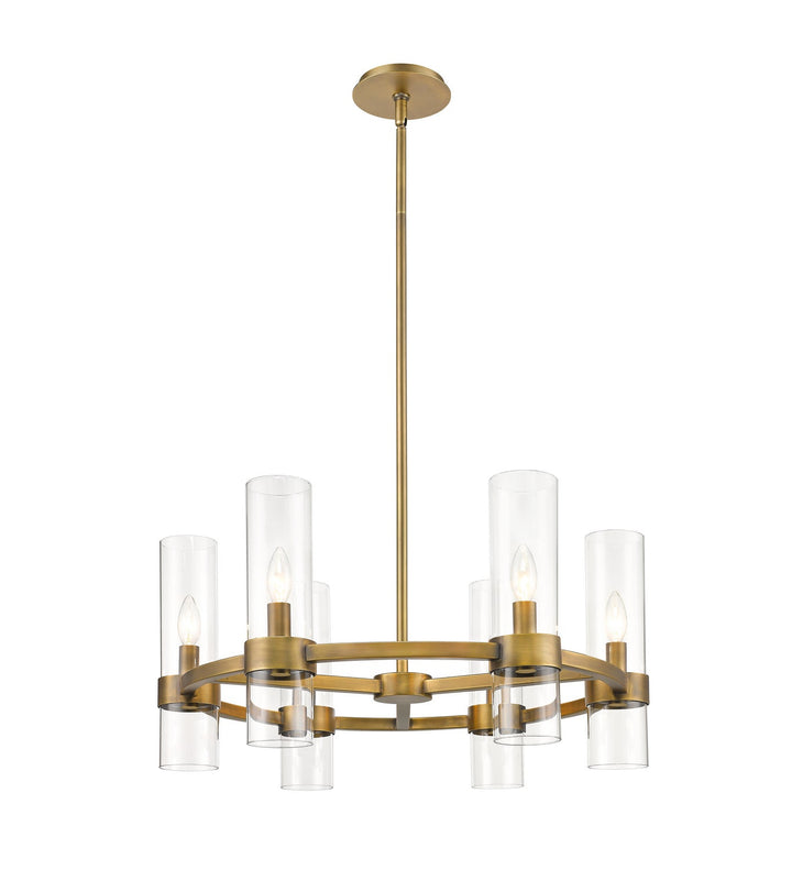 Z-Lite Datus 4008-6RB Chandelier Light - Rubbed Brass