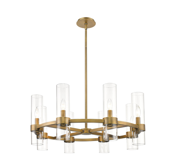 Z-Lite Datus 4008-8RB Chandelier Light - Rubbed Brass