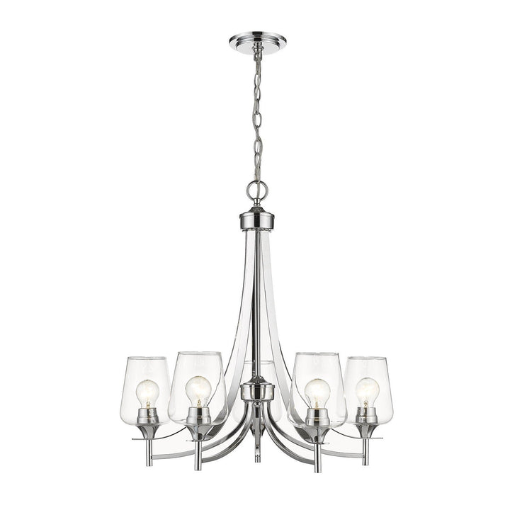 Z-Lite Joliet 473-5CH Chandelier Light - Chrome