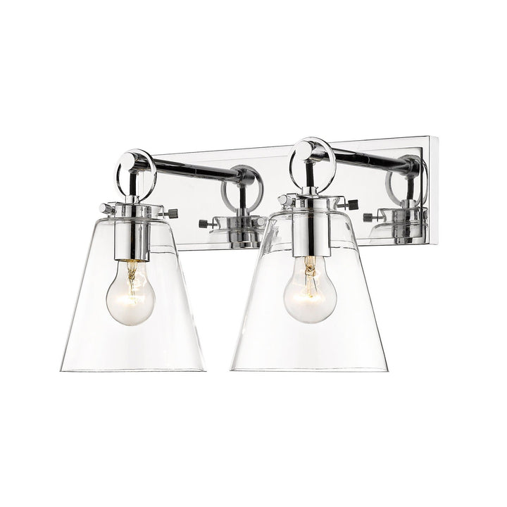 Z-Lite Harper 483-2V-CH Bath Vanity Light 16 in. wide - Chrome