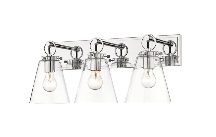 Z-Lite Harper 483-3V-CH Bath Vanity Light 23 in. wide - Chrome