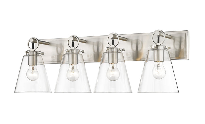 Z-Lite Harper 483-4V-BN Bath Vanity Light 32 in. wide - Brushed Nickel