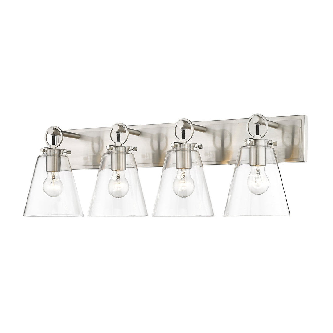 Z-Lite Harper 483-4V-BN Bath Vanity Light 32 in. wide - Brushed Nickel