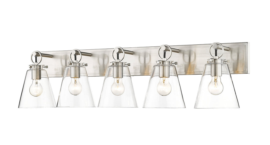 Z-Lite Harper 483-5V-BN Bath Vanity Light 40 in. wide - Brushed Nickel