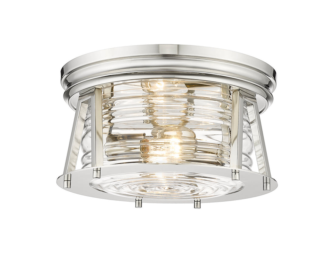 Z-Lite Cape Harbor 491F2-PN Ceiling Light - Polished Nickel