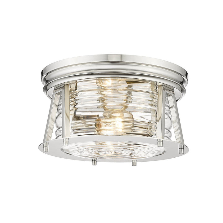 Z-Lite Cape Harbor 491F2-PN Ceiling Light - Polished Nickel