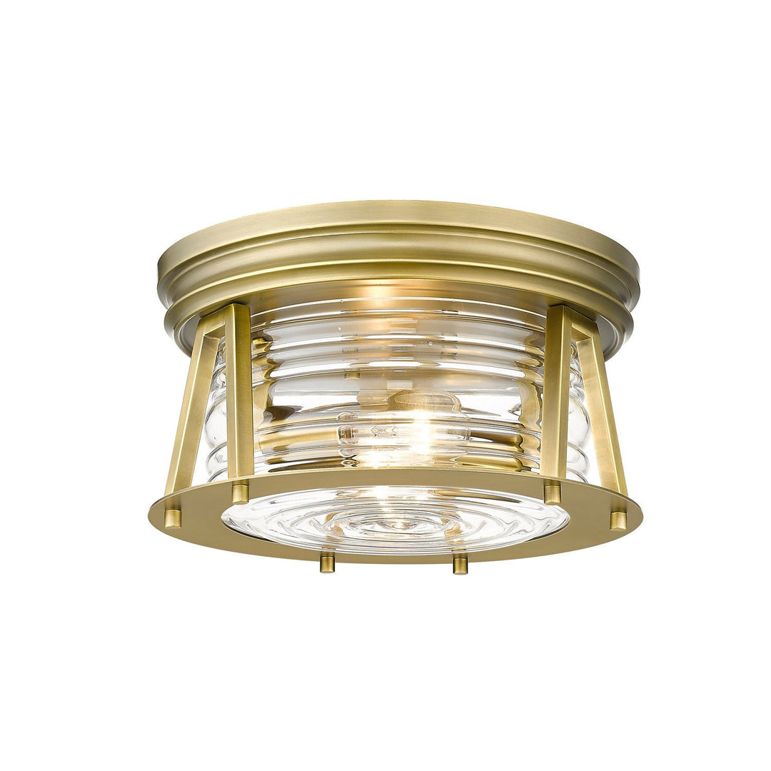 Z-Lite Cape Harbor 491F2-RB Ceiling Light - Rubbed Brass