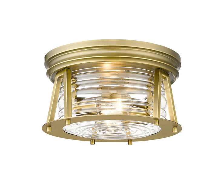 Z-Lite Cape Harbor 491F2-RB Ceiling Light - Rubbed Brass