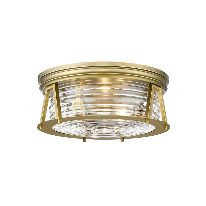 Z-Lite Cape Harbor 491F3-RB Ceiling Light - Rubbed Brass