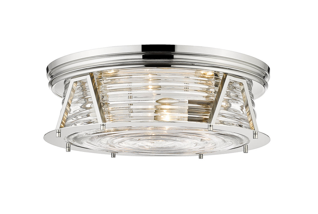 Z-Lite Cape Harbor 491F4-PN Ceiling Light - Polished Nickel
