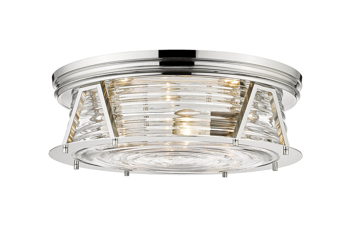Z-Lite Cape Harbor 491F4-PN Ceiling Light - Polished Nickel