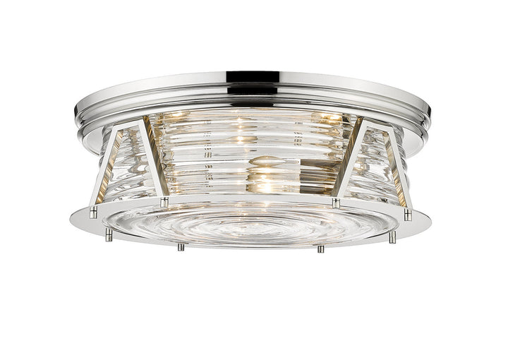 Z-Lite Cape Harbor 491F4-PN Ceiling Light - Polished Nickel