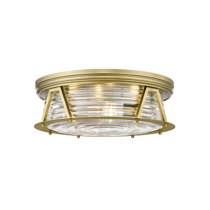 Z-Lite Cape Harbor 491F4-RB Ceiling Light - Rubbed Brass