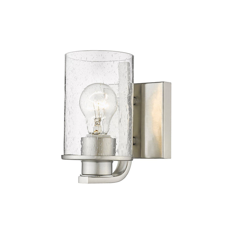 Z-Lite Beckett 492-1S-BN Wall Sconce Light - Brushed Nickel
