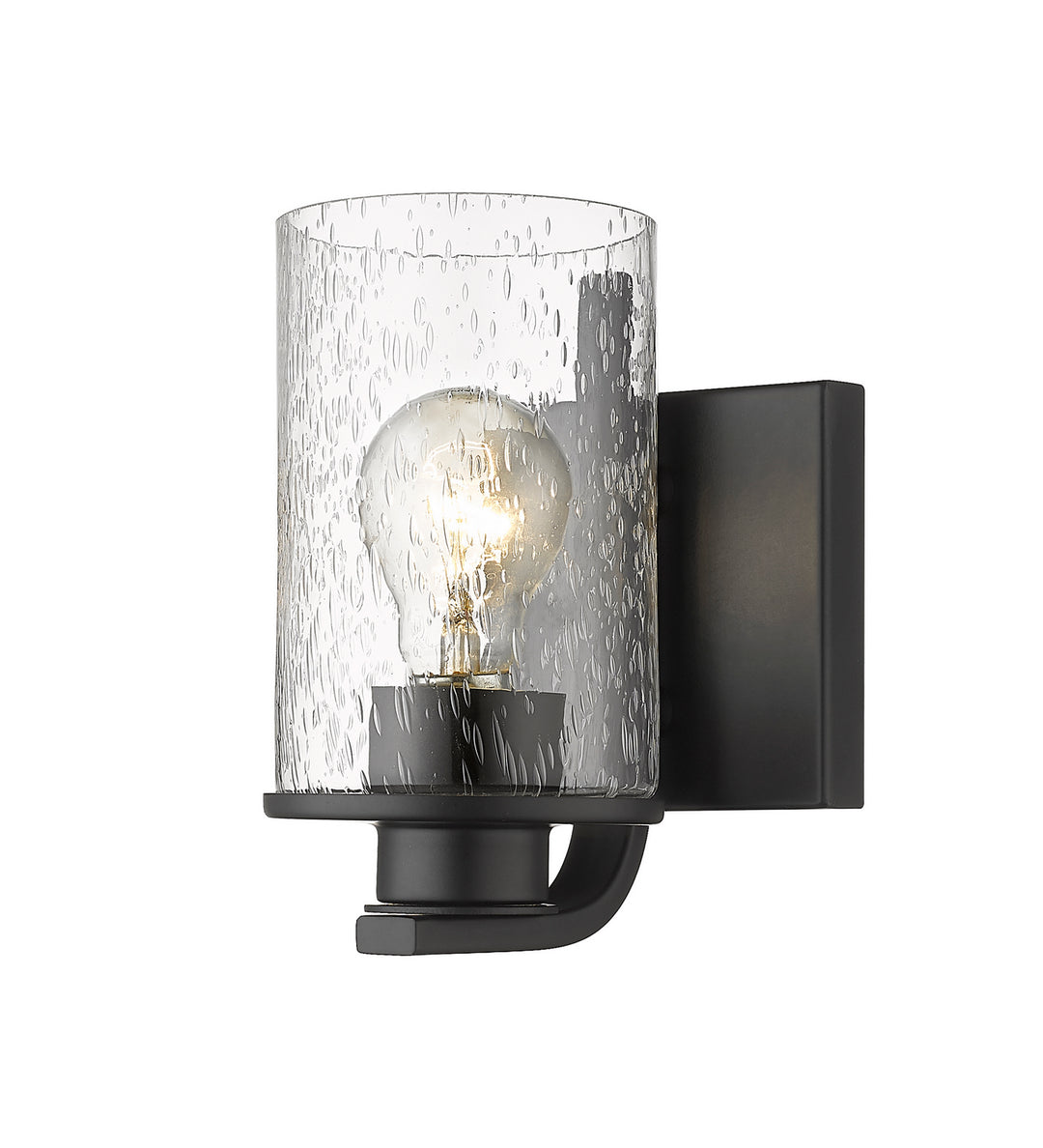 Z-Lite Beckett 492-1S-MB Wall Sconce Light - Matte Black