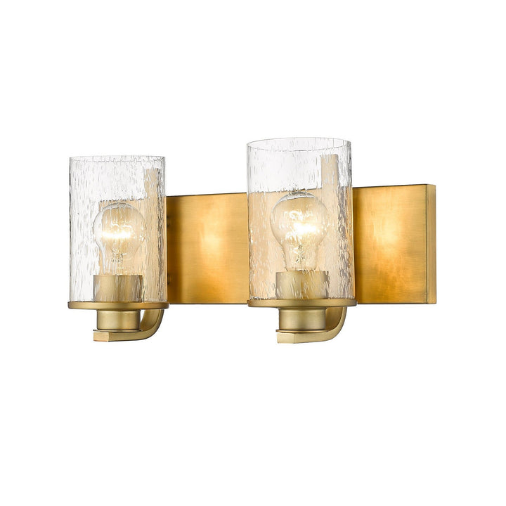 Z-Lite Beckett 492-2V-OBR Bath Vanity Light 16 in. wide - Olde Brass