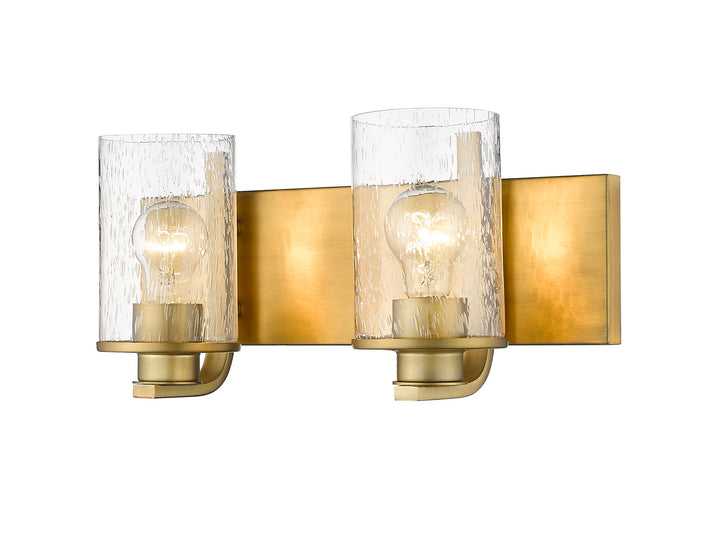 Z-Lite Beckett 492-2V-OBR Bath Vanity Light 16 in. wide - Olde Brass