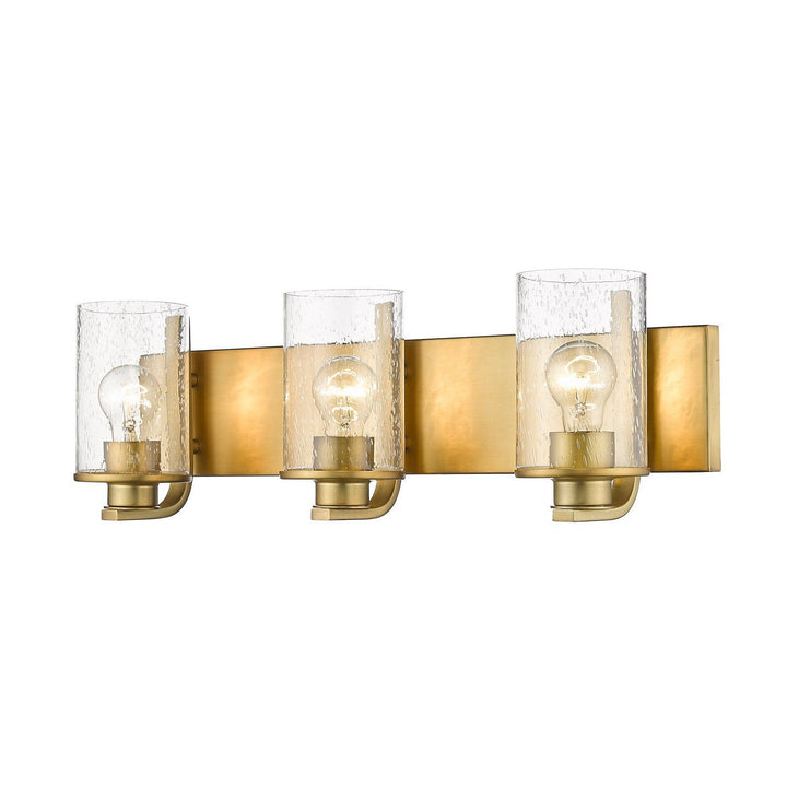 Z-Lite Beckett 492-3V-OBR Bath Vanity Light 23 in. wide - Olde Brass
