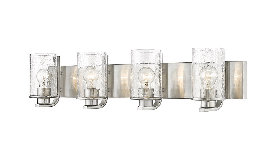 Z-Lite Beckett 492-4V-BN Bath Vanity Light 34 in. wide - Brushed Nickel