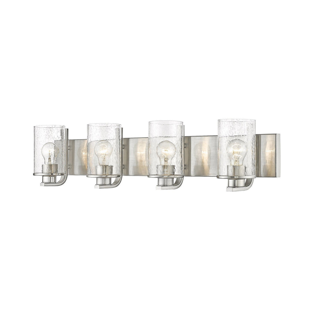 Z-Lite Beckett 492-4V-BN Bath Vanity Light 34 in. wide - Brushed Nickel