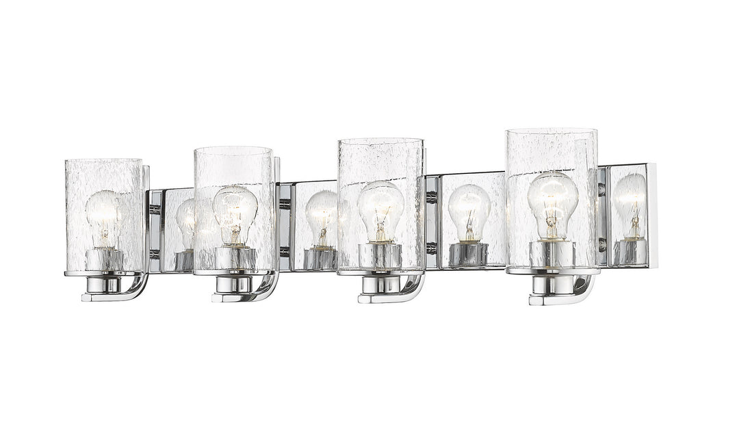 Z-Lite Beckett 492-4V-CH Bath Vanity Light 34 in. wide - Chrome