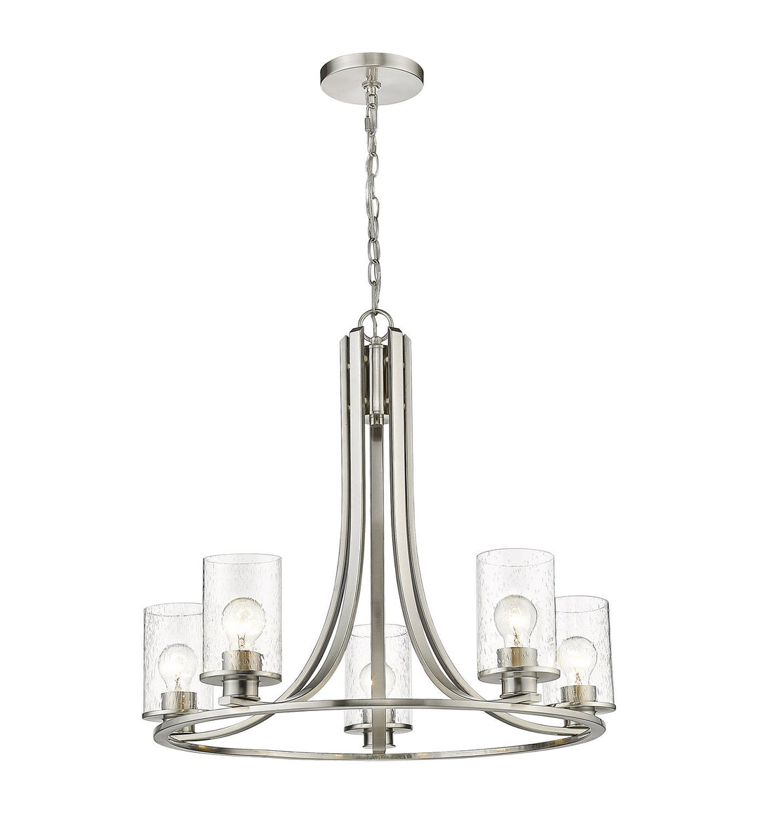 Z-Lite Beckett 492-5BN Chandelier Light - Brushed Nickel