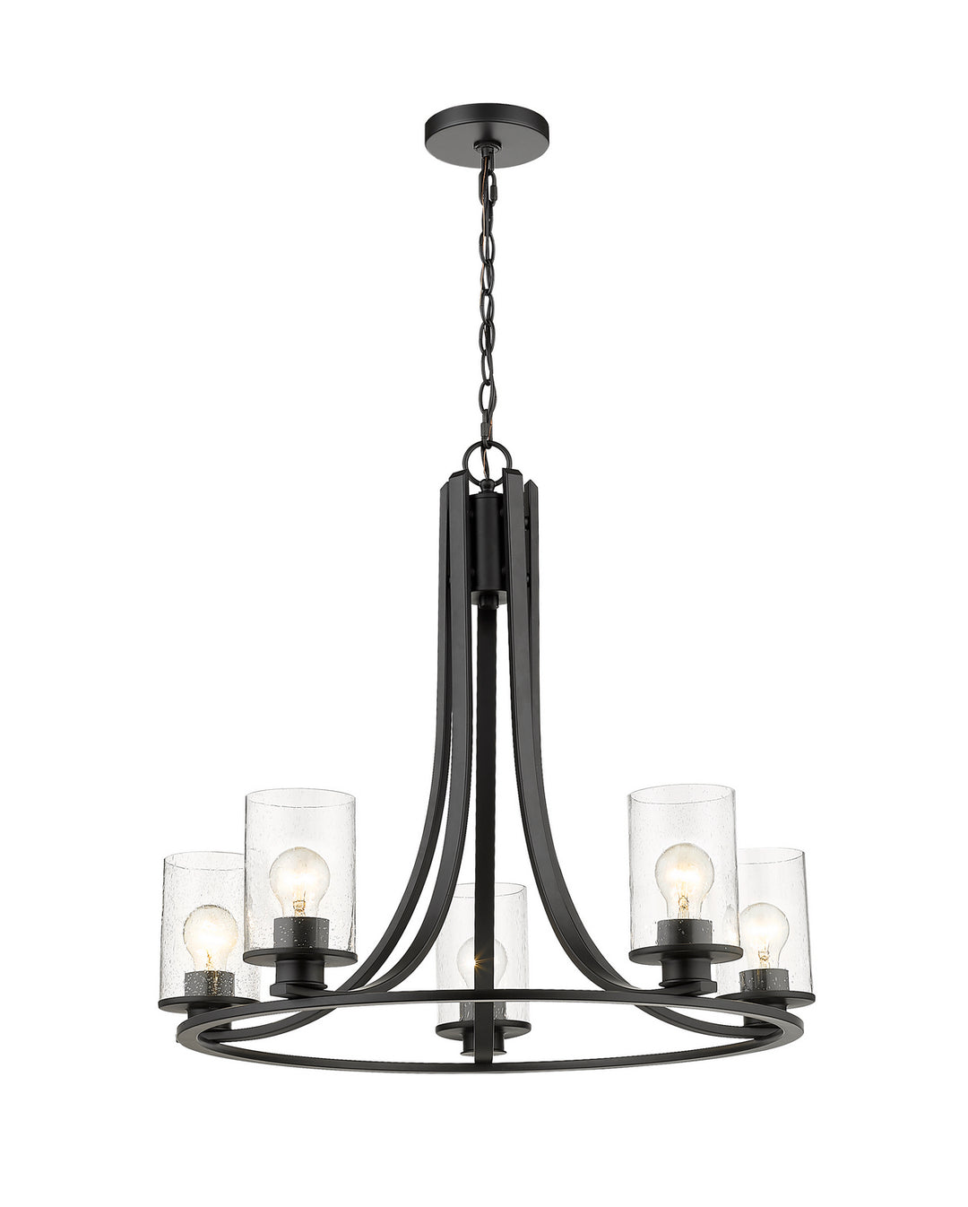 Z-Lite Beckett 492-5MB Chandelier Light - Matte Black