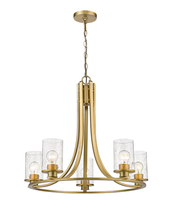Z-Lite Beckett 492-5OBR Chandelier Light - Olde Brass