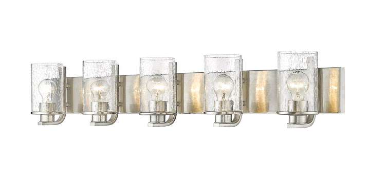 Z-Lite Lighting 492-5V-BN Beckett Bath Vanity Light Brushed Nickel