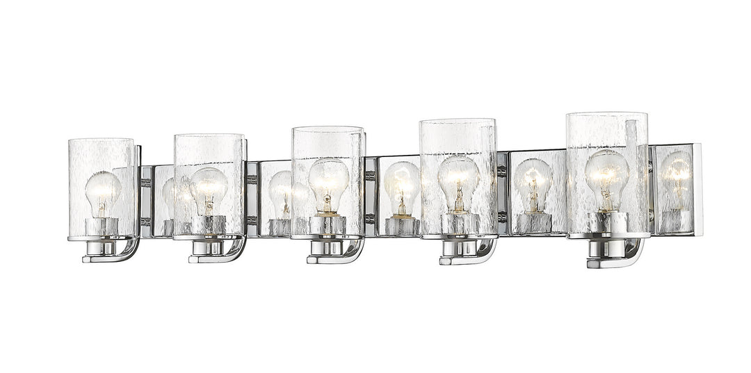 Z-Lite Beckett 492-5V-CH Bath Vanity Light 42 in. wide - Chrome