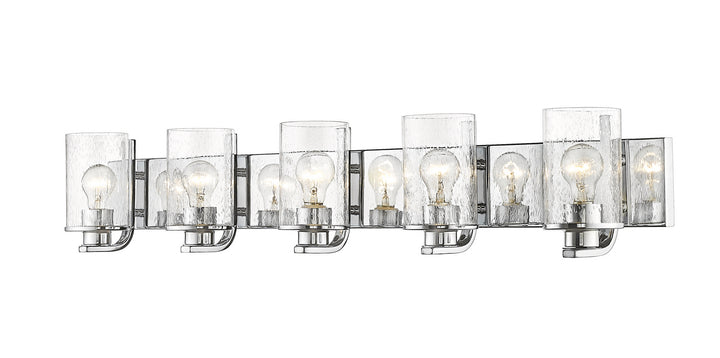 Z-Lite Beckett 492-5V-CH Bath Vanity Light 42 in. wide - Chrome