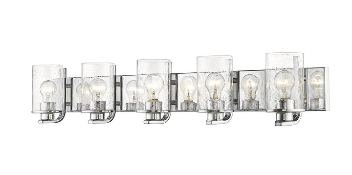 Z-Lite Beckett 492-5V-CH Bath Vanity Light 42 in. wide - Chrome