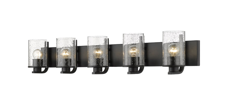 Z-Lite Beckett 492-5V-MB Bath Vanity Light 42 in. wide - Matte Black