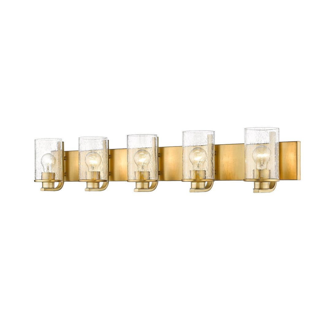 Z-Lite Beckett 492-5V-OBR Bath Vanity Light 42 in. wide - Olde Brass
