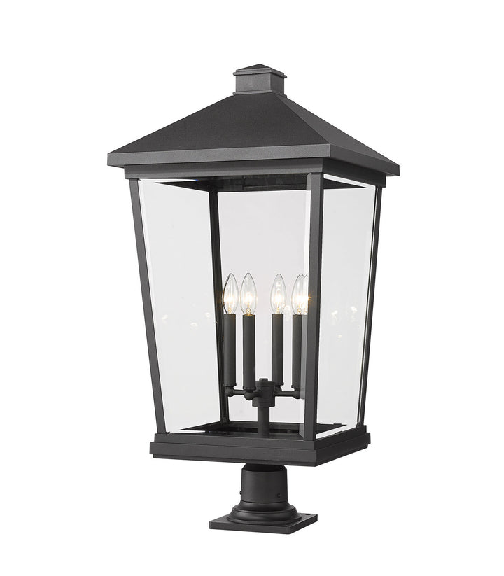 Z-Lite Lighting 568PHXXLR-533PM-BK  Beacon Outdoor Black