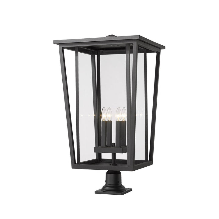 Z-Lite Lighting 571PHXXLR-533PM-BK  Seoul Outdoor Black