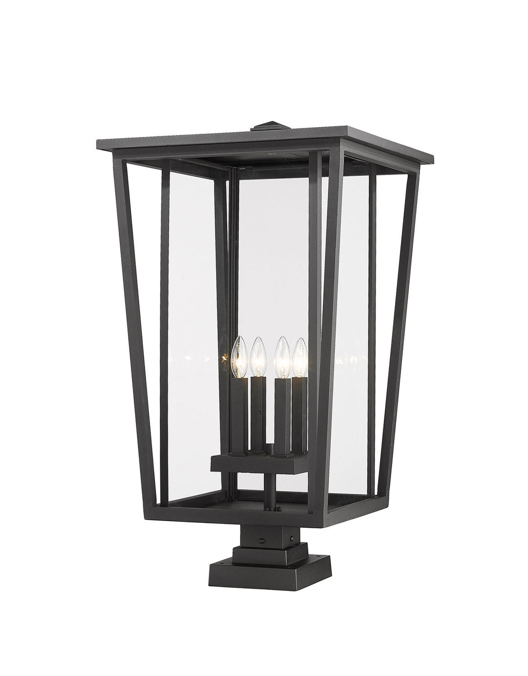 Z-Lite Lighting 571PHXXLS-SQPM-BK  Seoul Outdoor Black