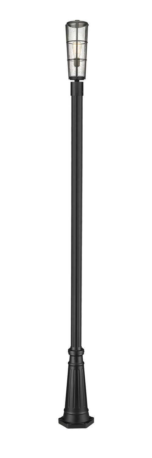 Z-Lite Lighting 591PHB-519P-BK  Helix Outdoor Black