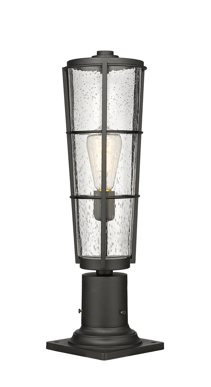 Z-Lite Lighting 591PHB-533PM-BK  Helix Outdoor Black